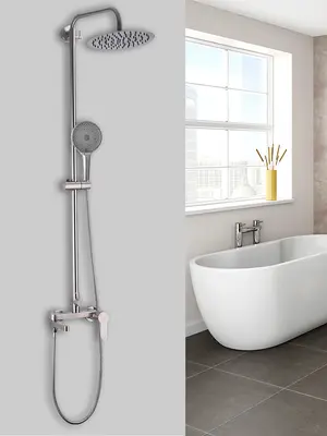 Душевая система с тропическим душем и смесителем Gappo G2499-30