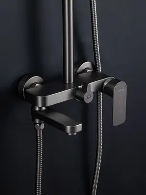 Душевая система с тропическим душем и смесителем Gappo G2448-9