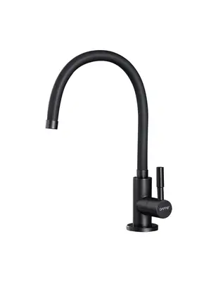 Смеситель моно для кухни с гибким изливом с подключением фильтра питьевой воды Gappo G1052-96