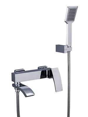 Смеситель для ванны с коротким изливом и душем Gappo G3207