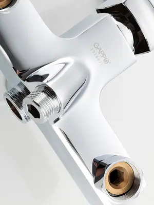 Смеситель для ванны с длинным изливом и душем Gappo G2250-8