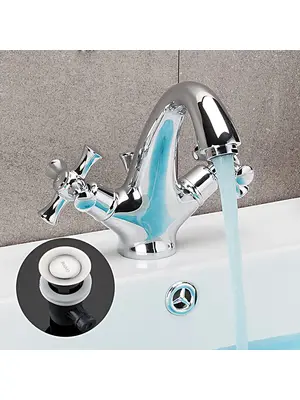 Смеситель для раковины в ванну двухвентильный Gappo G1042