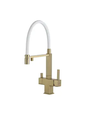 Смеситель для кухни гибкий излив с фильтром для воды Gappo G4395-53