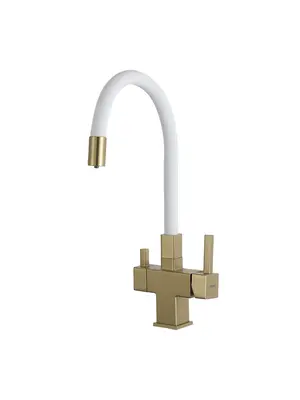 Смеситель для кухни гибкий излив с фильтром для воды Gappo G4395-33