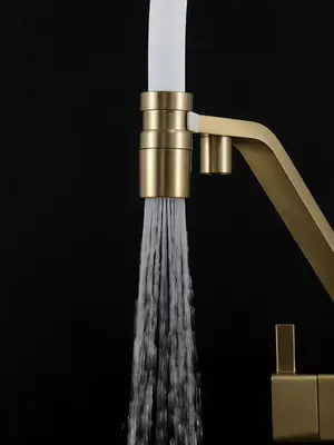 Смеситель для кухни гибкий излив с фильтром для воды Gappo G4395-63