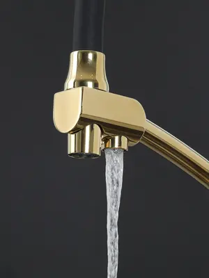 Смеситель для кухни гибкий излив с фильтром для воды Gappo G4398-13