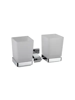 Держатель с 2-мя стаканами для ванной Gappo G0708