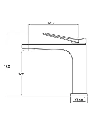 Смеситель для раковины умывальника в ванну Gappo G1010-9