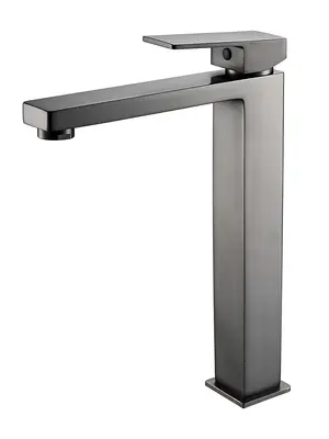 Высокий смеситель для накладной раковины в ванну Shevanik S9611T