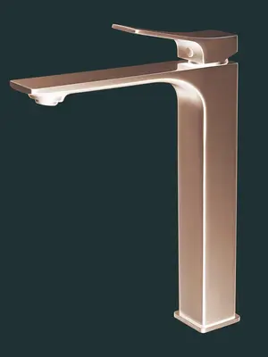 Высокий смеситель для накладной раковины в ванну Shevanik S6111T