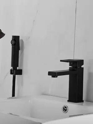 Смеситель для раковины в ванну с гигиеническим душем Shevanik S8271H