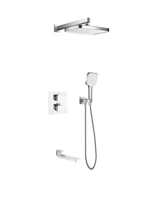 Душевая система с термостатом встраиваемый комплект Rose R1595F