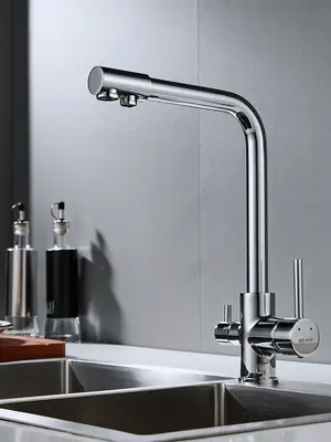 Высокий смеситель для кухни с фильтром для воды Shevanik S328