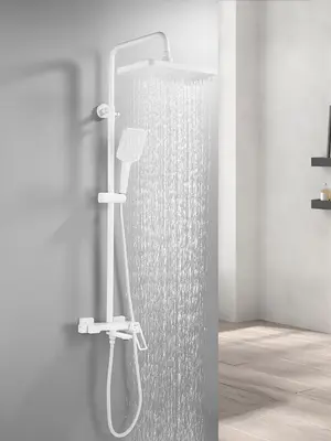 Душевая система с тропическим душем и смесителем Shevanik S6836C