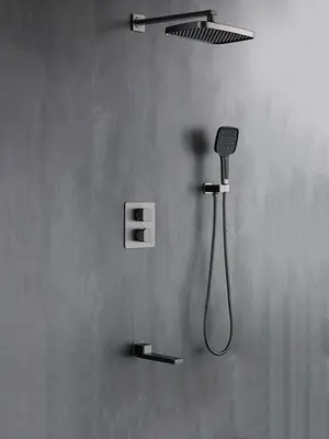 Душевая система с термостатом встраиваемый комплект Rose R1595T