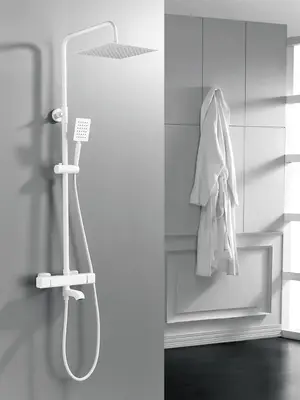 Душевая система с тропическим душем и термостатом Shevanik S3096C