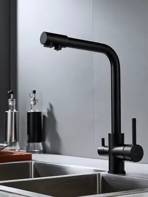 Высокий смеситель для кухни с фильтром для воды Shevanik S328H