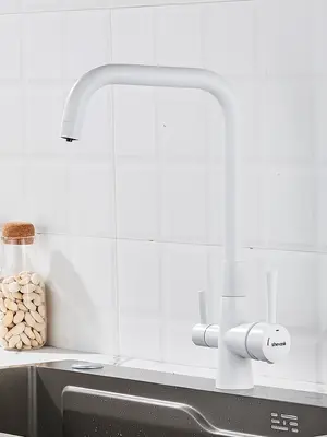 Высокий смеситель для кухни с фильтром для воды Shevanik S528C