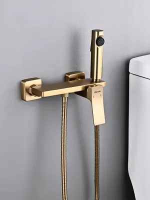 Гигиенический душ со смесителем для туалета (биде) Shevanik S6105G-1