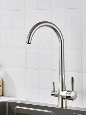 Высокий смеситель для кухни с фильтром для воды Shevanik S428L