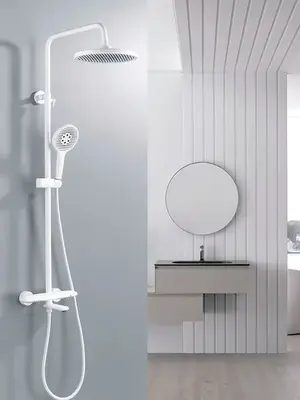 Душевая система со смесителем и тропическим душем Rose R3936C