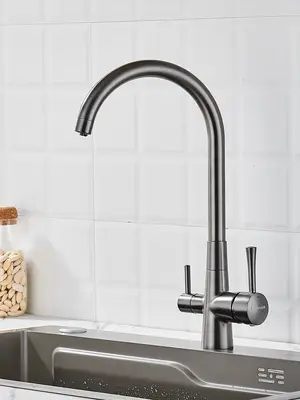 Высокий смеситель для кухни с фильтром для воды Shevanik S428T