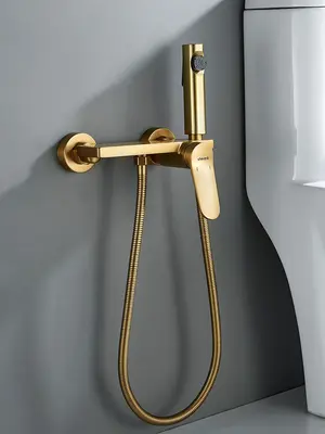 Гигиенический душ со смесителем для туалета (биде) Shevanik S4305G-1