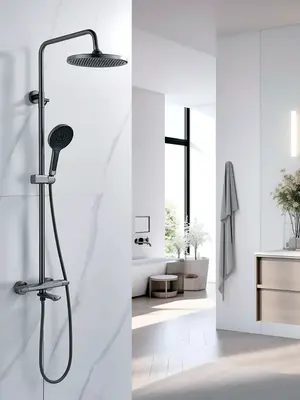 Душевая система со смесителем и тропическим душем Rose R3936T