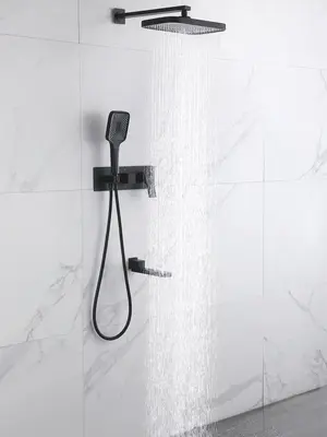 Душевая система скрытого монтажа комплект с душем Rose R1035H