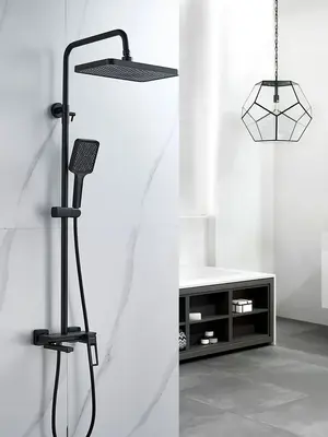 Душевая система с тропическим душем и смесителем Shevanik S6826H