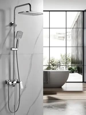 Душевая система с тропическим душем и смесителем Shevanik S4136