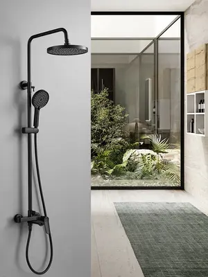 Душевая система с тропическим душем и смесителем Shevanik S4336H