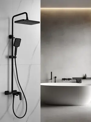 Душевая система с тропическим душем и смесителем Shevanik S4226H