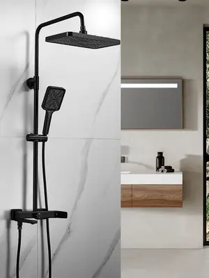 Душевая система с тропическим душем и смесителем Shevanik S9936H