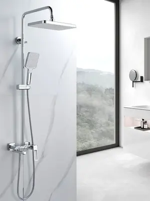 Душевая система с тропическим душем и смесителем Shevanik S6826