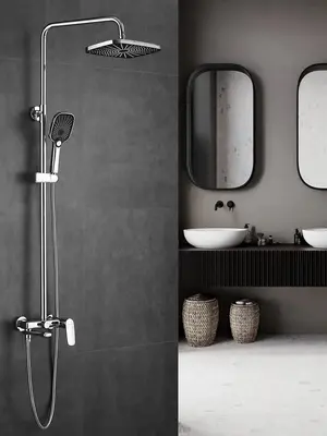 Душевая система с тропическим душем и смесителем Shevanik S8536