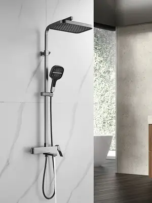 Душевая система с тропическим душем и смесителем Rose R1056T