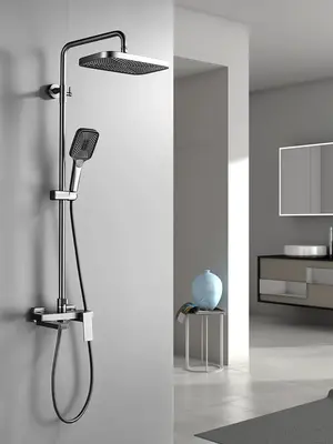 Душевая система с тропическим душем и смесителем Rose R1836T