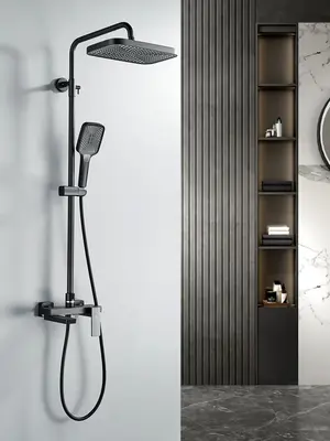 Душевая система с тропическим душем и смесителем Rose R1836H