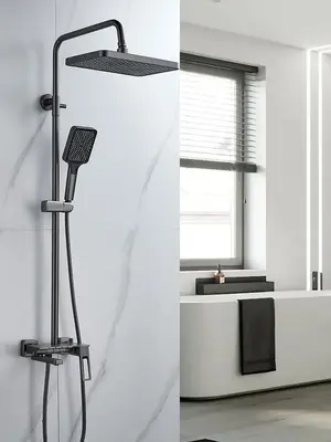 Душевая система с тропическим душем и смесителем Shevanik S6826T