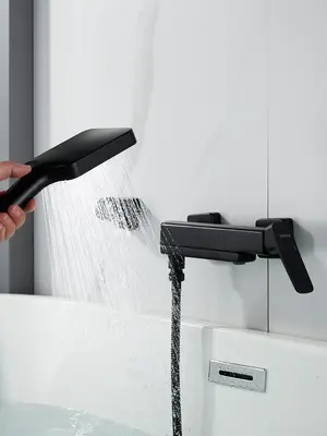 Смеситель для ванны с коротким изливом и душем Shevanik S9952H