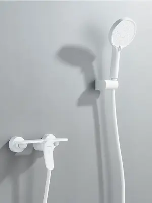 Настенный смеситель для душа с лейкой без излива Shevanik S4716C