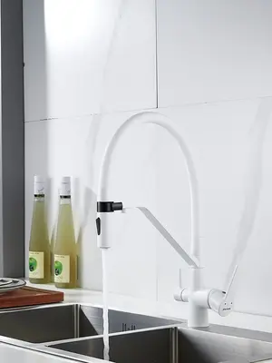 Смеситель для кухни с гибким изливом и фильтром Shevanik S278C