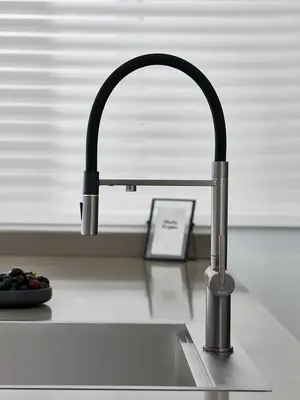 Смеситель для кухни с гибким изливом и фильтром Rose R458T