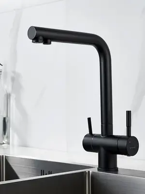 Высокий смеситель для кухни с фильтром для воды Shevanik S468H