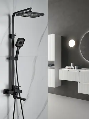 Душевая система с тропическим душем и смесителем Shevanik S7036H