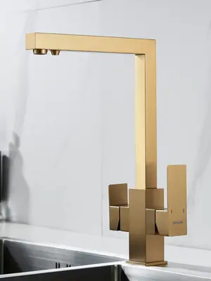 Высокий смеситель для кухни с фильтром для воды Shevanik S148G