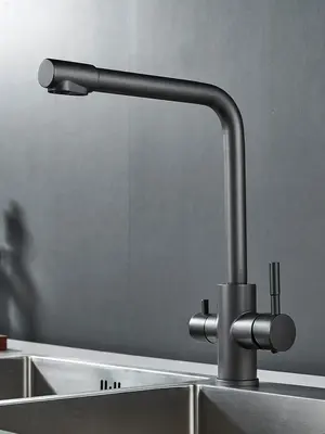 Высокий смеситель для кухни с фильтром для воды Shevanik S868T