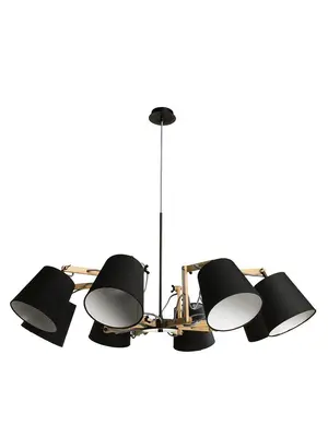 Подвесная люстра Arte Lamp Pinoccio A5700LM-8BK