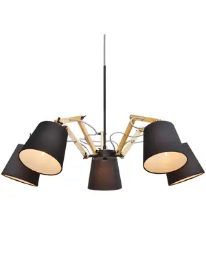 Подвесная люстра Arte Lamp Pinoccio A5700LM-5BK